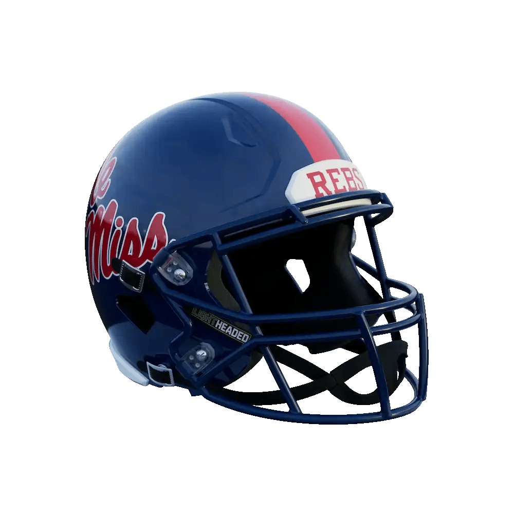 University of Mississippi Helmet – LightHeaded