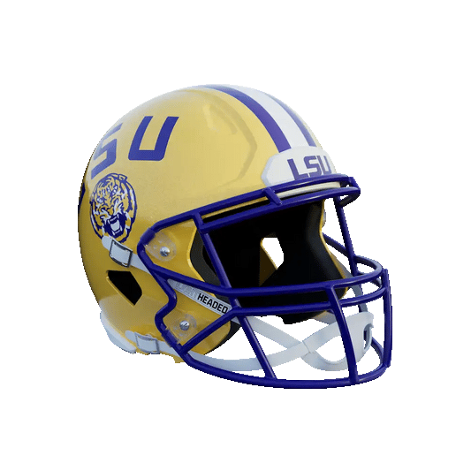 Louisiana State University Helmet