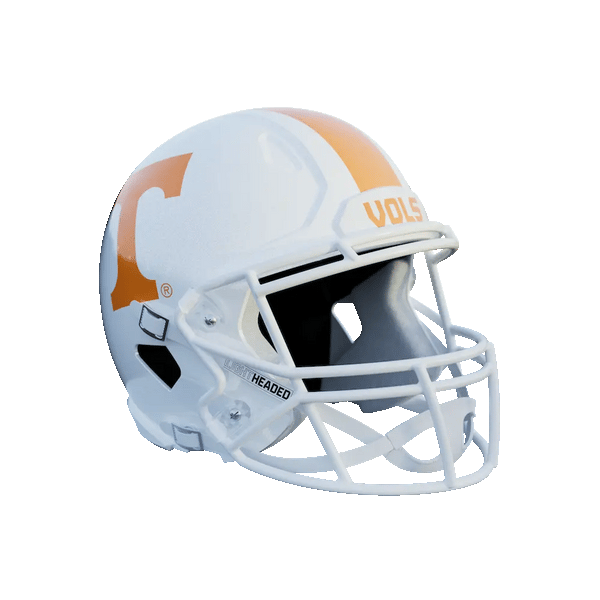 cool football ball vols helmet Tennessee Volunteers College Collectible Mini | Picture Inside point chinstrap University of Tennessee Helmets Tennessee